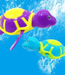 Baby Cute Animal Tortoise Classic Clockwork Water Toy Infant Swim Cartoon Turtle Wind-Up Toys Kids Summer Beach Bath Toys