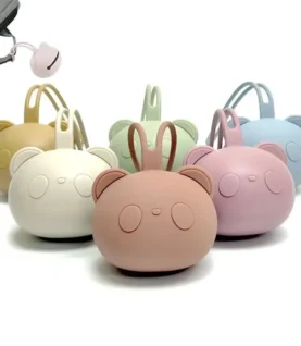 Panda Shape Baby Pacifier Case BPA Free Safe Silicone Nipple Storage Bag For Newborn Pacifier Holder Storage Box Accessories