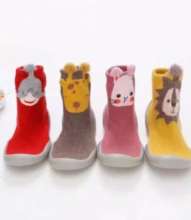 Infant Toddler Spring Summer Soft Sole Sock Shoes Cute Animals Unisex Baby Non-Slip Floor Socks Kids 0-3T Lightweight Prewalker