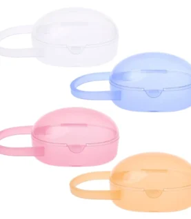 Baby Nipple Container Box Plastic Pacifier for Case Soother Cases Storage Portable Transparent Newborn Outdoor