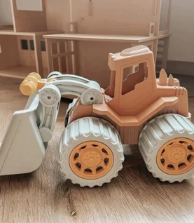 Children's beach toy straw beach bucket set can be loaded with sand digging tools to water flowers outdoor wheat straw toys.