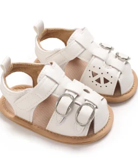 Breathable New Summer Baby Sandals PU Leather Low Top Baby Boys Girls Sandals Soft Anti-slip Newborn Leisure Infants Shoes